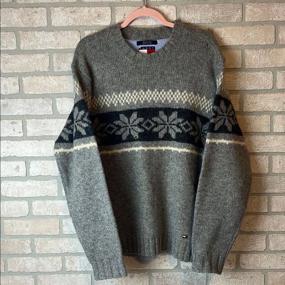 Vintage Tommy Hilfiger Wool Knit Sweater- Size L